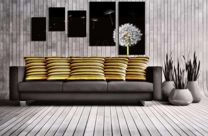 Видео современные приемы декорирования стены над диваном фото 654