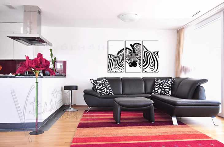 Современный стиль в декорировании стен гостиной фото 936