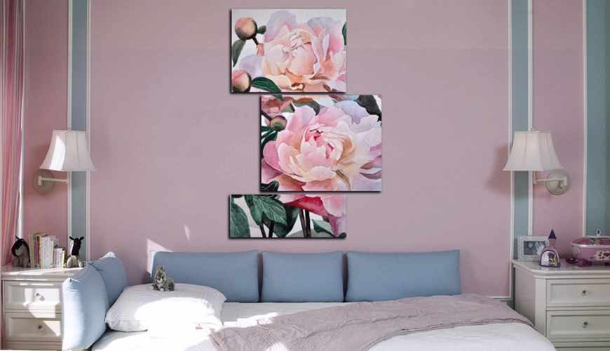 Картины белые цветы для спальни фото 352